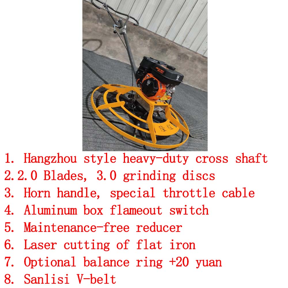 Concrete grinding machine, road surface machinery