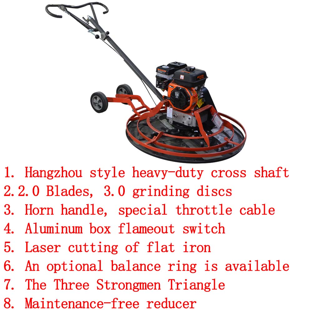 Concrete grinding machine, road surface machinery