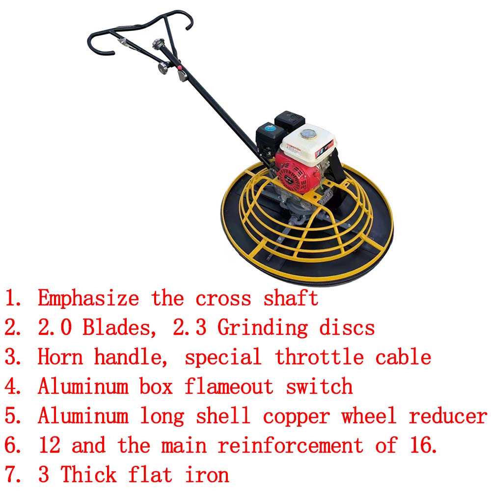 Concrete grinding machine, road surface machinery