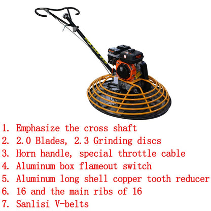 Concrete grinding machine, road surface machinery
