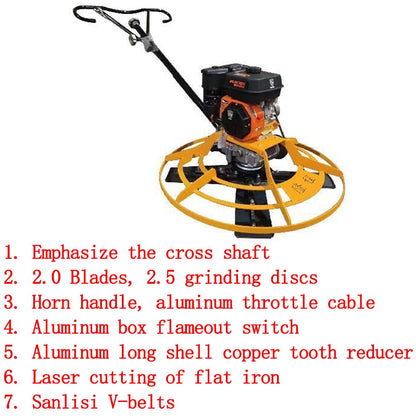 Concrete grinding machine, road surface machinery