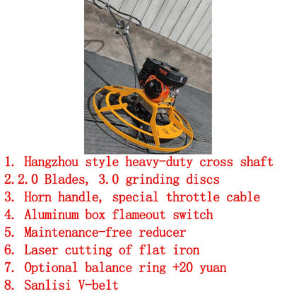 Concrete grinding machine, road surface machinery